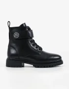 Karl Lagerfeld боти дамски от кожа Binky черни KL47561