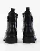 Karl Lagerfeld боти дамски от кожа Binky черни KL47561
