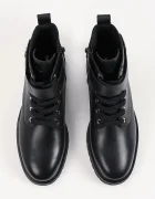 Karl Lagerfeld боти дамски от кожа Binky черни KL47561