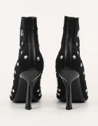 Karl Lagerfeld Боти PANDARA в черно с тънък ток KL31367