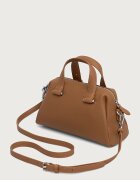 Karl Lagerfeld чанта crossbody дамска от имитация на кожа IKON кафява B4W30082