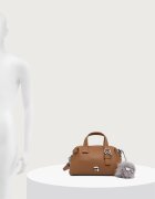 Karl Lagerfeld чанта crossbody дамска от имитация на кожа IKON кафява B4W30082