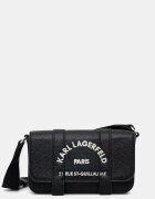 Karl Lagerfeld чанта crossbody дамска от имитация на кожа K/RSG черна B3W30342