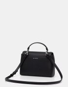 Karl Lagerfeld чанта crossbody дамска от кожа K/AUTOGRAPH черна B3W30051