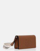 Karl Lagerfeld чанта crossbody дамска от кожа K/CIRCLE кафява B2W30273