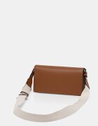 Karl Lagerfeld чанта crossbody дамска от кожа K/CIRCLE кафява B2W30273