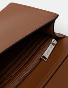 Karl Lagerfeld чанта crossbody дамска от кожа K/CIRCLE кафява B2W30273