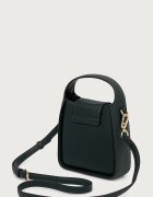 Karl Lagerfeld чанта crossbody дамска от кожа K/SIGNATURE зелена B4W30008