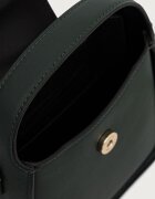 Karl Lagerfeld чанта crossbody дамска от кожа K/SIGNATURE зелена B4W30008
