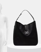 Karl Lagerfeld чанта дамска от кожа K/AUTOGRAPH черна B2W30263