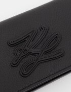 Karl Lagerfeld чанта дамска от кожа K/AUTOGRAPH черна B2W30272