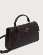 Karl Lagerfeld чанта дамска от кожа K/AUTOGRAPH кафява B3W30310