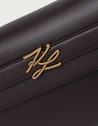 Karl Lagerfeld чанта дамска от кожа K/AUTOGRAPH кафява B3W30310