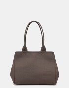 Karl Lagerfeld чанта дамска от памук K/RSG кафява B1W50010