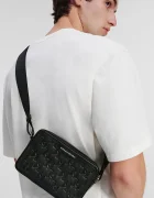 Karl Lagerfeld чанта през рамо мъжка от кожа K/LOOM черна A1M30067