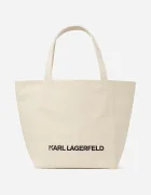 Karl Lagerfeld Чанта с две лица в бежово A2W50003
