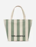 Karl Lagerfeld Чанта с две лица в бежово A2W50003
