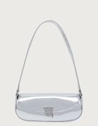 Karl Lagerfeld чанта тип багета дамска от кожа IKON сребърна B4W30115