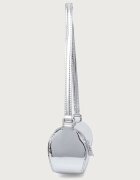 Karl Lagerfeld чанта тип багета дамска от кожа IKON сребърна B4W30115