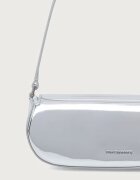 Karl Lagerfeld чанта тип багета дамска от кожа IKON сребърна B4W30115