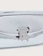 Karl Lagerfeld чанта тип багета дамска от кожа IKON сребърна B4W30115