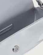 Karl Lagerfeld чанта тип багета дамска от кожа IKON сребърна B4W30115