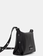 Karl Lagerfeld чанта тип багета дамска от кожа K/EYELETS черна B2W30087