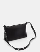 Karl Lagerfeld чанта тип багета дамска от кожа K/EYELETS черна B2W30087