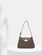 Karl Lagerfeld чанта тип хобо дамска от имитация на кожа K/RSG кафява B3W30113
