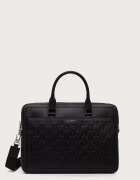 Karl Lagerfeld чанта за лаптоп мъжка от кожа K/LOOM черна B4M30211