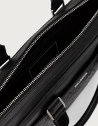 Karl Lagerfeld чанта за лаптоп мъжка от кожа K/LOOM черна B4M30211