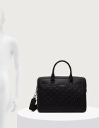 Karl Lagerfeld чанта за лаптоп мъжка от кожа K/LOOM черна B4M30211