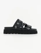 Karl Lagerfeld чехли дамски кожени Kaia черни KL81516