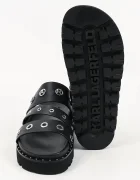Karl Lagerfeld чехли дамски кожени Kaia черни KL81516