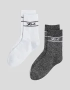 Karl Lagerfeld Чорапи (2 чифта) K/SIGNATURE