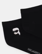Karl Lagerfeld Чорапи (3 чифта) в черно A4M47044