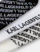 Karl Lagerfeld Чорапи K/MONOGRAM (3 чифта) в бяло A4W47033