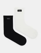 Karl Lagerfeld Чорапи K/SIGNATURE (2 чифта) в черно B1W47036