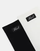 Karl Lagerfeld Чорапи K/SIGNATURE (2 чифта) в черно B1W47036
