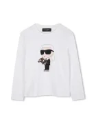 Karl Lagerfeld Детска блуза с дълги ръкави