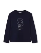 Karl Lagerfeld Детска блуза с дълги ръкави