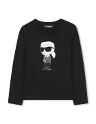 Karl Lagerfeld Детска блуза с дълги ръкави