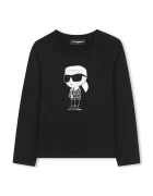 Karl Lagerfeld Детска блуза с дълги ръкави