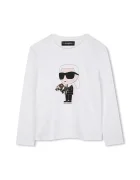 Karl Lagerfeld Детска блуза с дълги ръкави