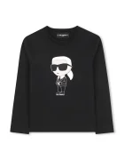 Karl Lagerfeld Детска блуза с дълги ръкави