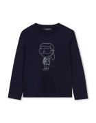 Karl Lagerfeld Детска блуза с дълги ръкави