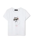 Karl Lagerfeld Детска памучна тениска