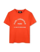 Karl Lagerfeld Детска памучна тениска
