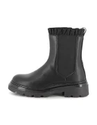 Karl Lagerfeld Детски челси боти от кожа в черно Z30984