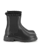 Karl Lagerfeld Детски челси боти от кожа в черно Z30984